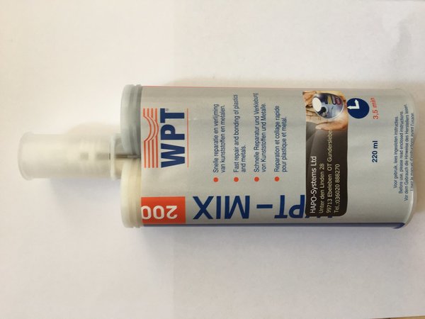 WPT-Mix Kunststoff-Reparatur 220 ml Black
